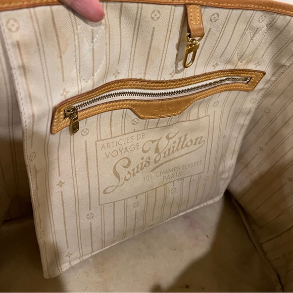 Authentic Louis Vuitton Neverfull GM Damier Tote Bag w/ Dust Bag - Picture 10 of 13